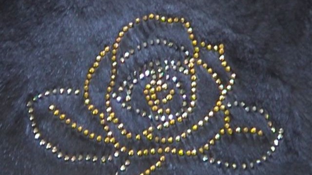 collection 4 strass+cut steel on shorn rabbit